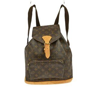LOUIS VUITTON MONTSOURIS GM BACKPACK MONOGRAM M51135 MI1001 YQ04665 BN04